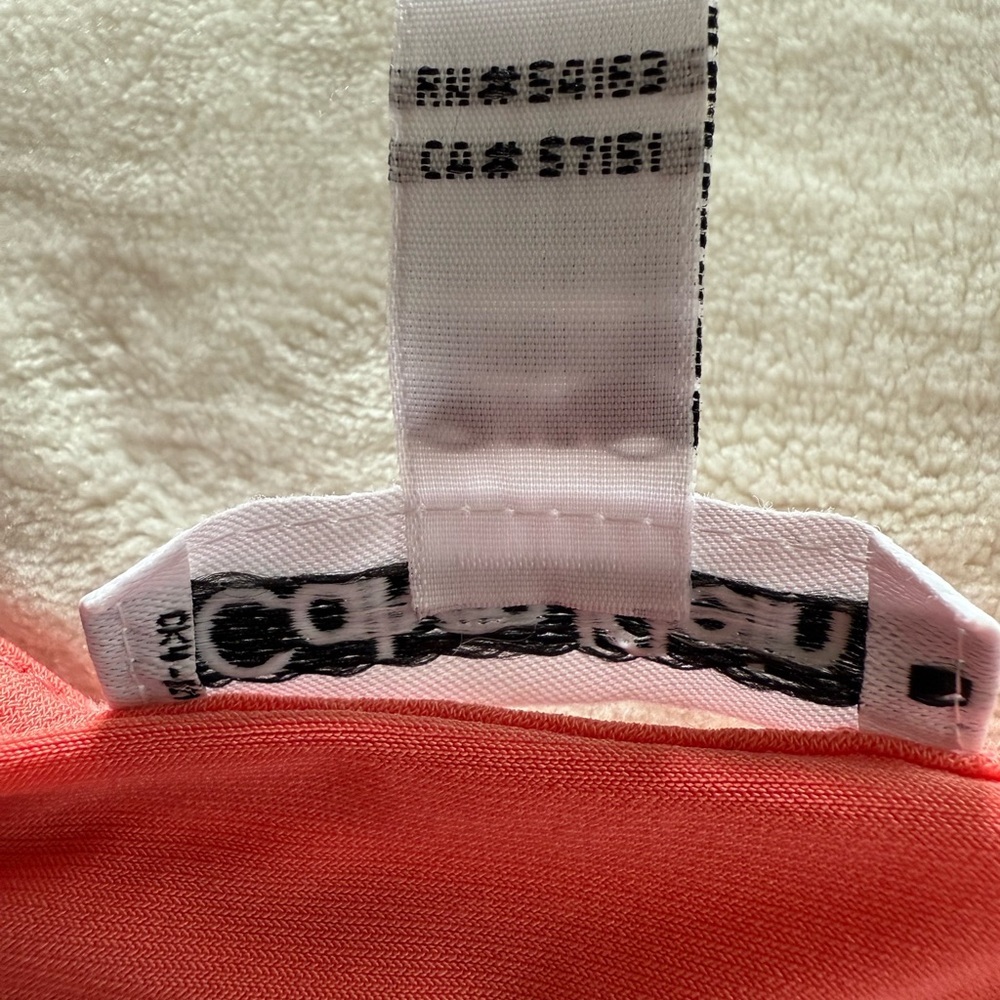 Calvin Klein Coral Relaxed Blouse with Flowing Fabric - Picture 11 of 11